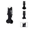 Morticia Addams Dress Sexy Gothic Cosplay Outfit From The Addams Family