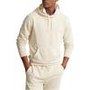 Polo Ralph Lauren FW25 Small Pony Logo Embroidered Solid Color Cotton Fleece Hooded Long Sleeve Sweatshirt Men Sweatshirt MNPOKNI16822233-101