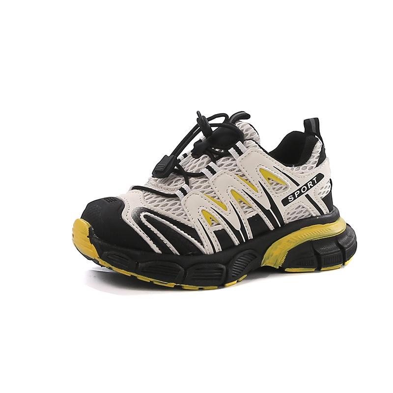 Boys Korean Style Fleece-Lined Cotton Sneakers, Warm & Versatile with Buckle - Stylish Dad Shoes for Winter Size 26 (16.4 cm)