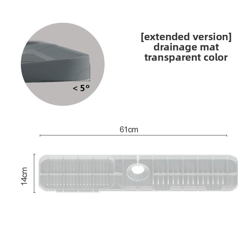 Silicone Drain Pad, Faucet Drain Pad, Kitchen Countertop Sink Drain and Splash-proof Wonder