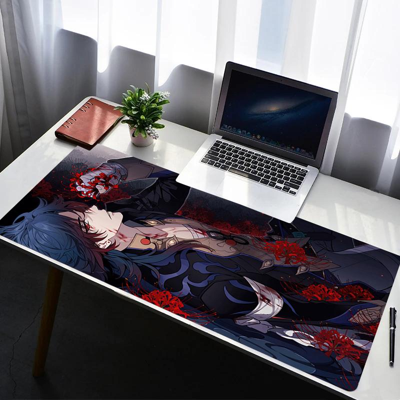 Mouse Pad Office Desk Protector Mouse Cartoon Anime Accessories Rubber Mat Blade Honkai Star Rail Gaming Mousepad Keyboard Mats