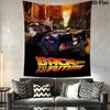 Back to the Future DeLorean Pattern Home Decor Tapestry, Wall Hanging, Decorative RV Wall Cloth.SGT0917329