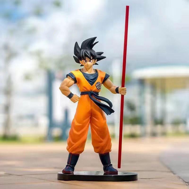 22 cm Goku Actionfigur Dragon Ball Son Goku Super Saiyan Animefigur Modell Gaver Samlefigurer for Barn