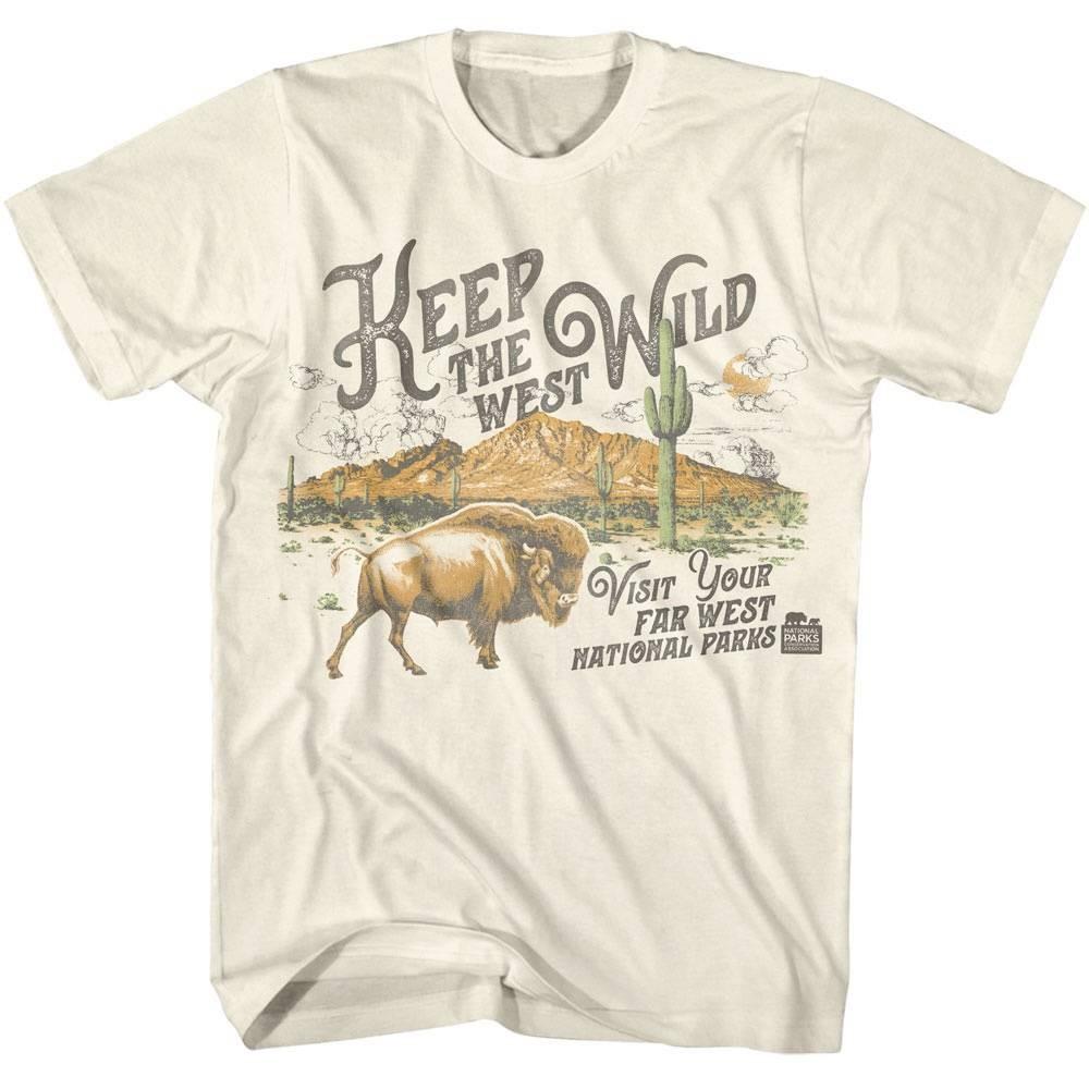 National Parks Keep The West Wild Men T Shirt XXXXL