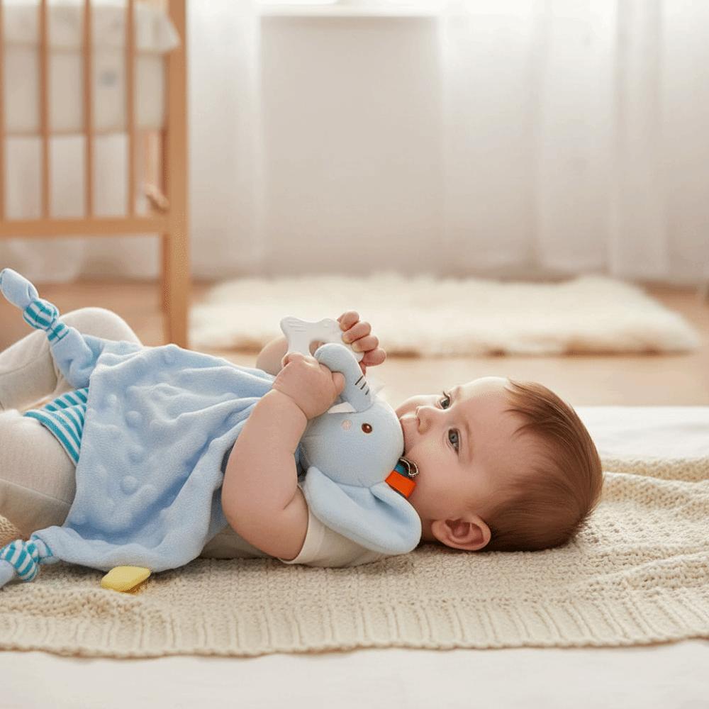 Soft Plush Security Blanket Soothe Appease Comforter Toy Towel Doll Snuggle Blanket  Infant Toys