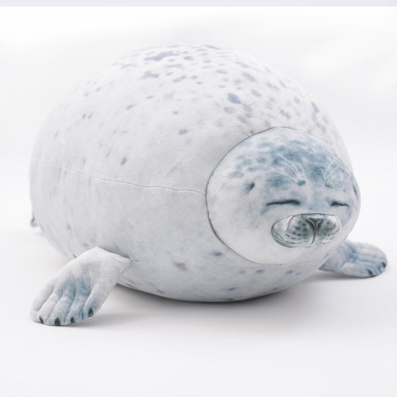 30-60cm Seal Pillow Doll Soft Sea Lion Plush Toys Sea World Animal Seal Plush Stuffed Doll Baby Sleeping Pillow for Kids Gifts