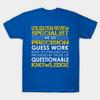 Unisex Fashion TShirt Utilization Review Specialist We Do Precision Gues Print TShirt Plus Size S-5XL T-Shirt 100%Cotton Tops O Neck Short Sleeve Tees