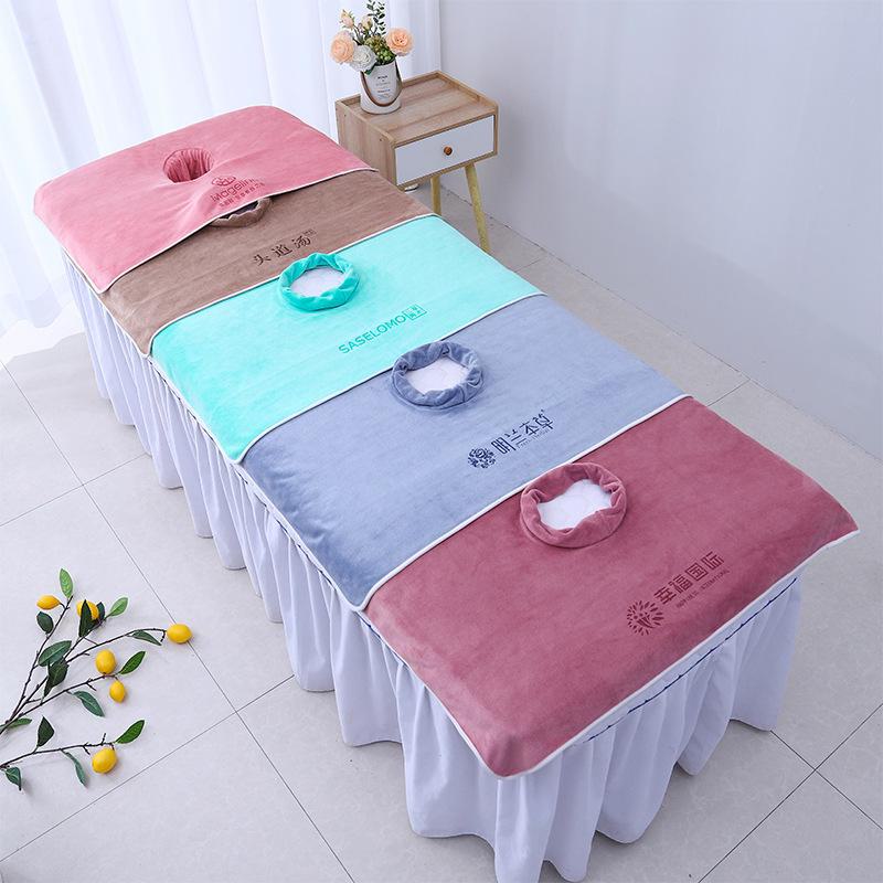 Beauty Salon Massage Towel with Bed Hole