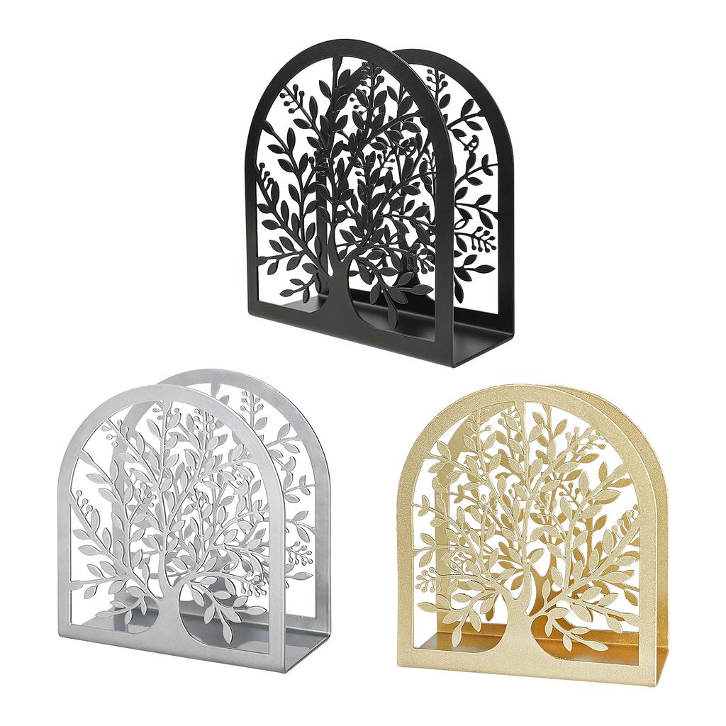 Fristående Pappershållareställ Metall Servetthållare För Kök Matsalsbord Organisation Vertikalt Pappershanddukställ