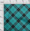 oneOone Cotton Flex Fabric Tartan Check Print Fabric By The Yard 40 Inch