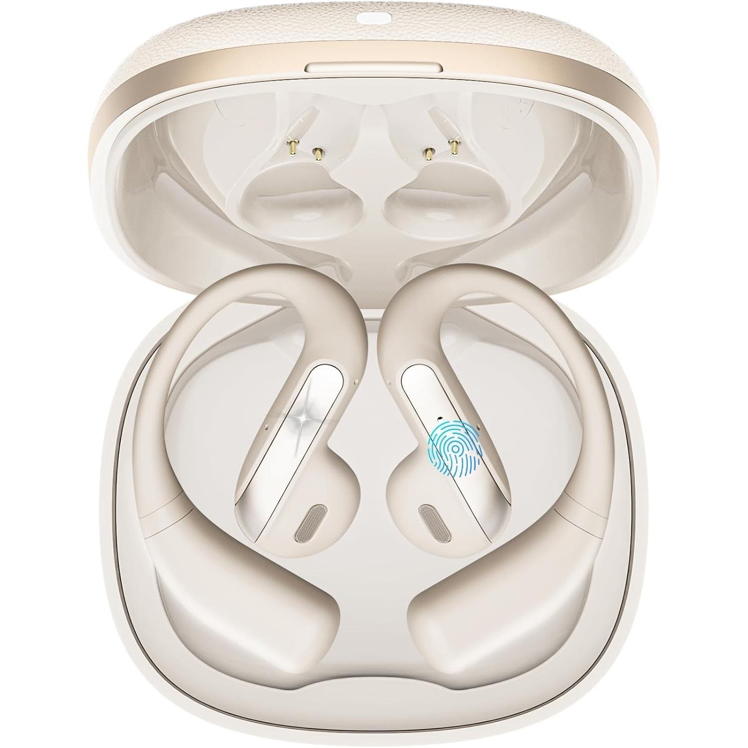 

Беспроводные спортивные наушники 2025 Bluetooth 5.4 Наушники Бас Hi-Fi Стерео Шумоподавление Гарнитура Заушный крючок IP7 Наушники для ноутбука планшета Android iOS