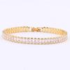 Iced Out Zircon Tennis Bracelet For Women Luxury Shiny Crystal Bracelets Hand Chain Hippie Trendy Accessories Jewelry Gifts