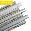 Silver Mirror Brushed Stainless Steel Self-Adhesive Metal Furniture Renovation Sticker Thick Wall Cover Refrigerator Sticky Notes