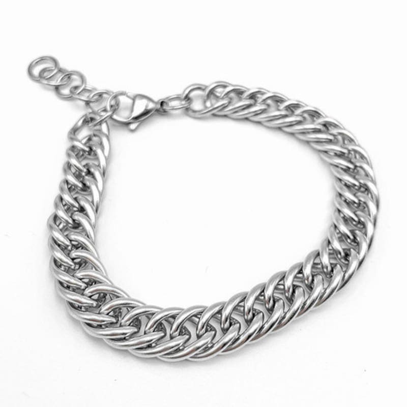 Qudokorea Kudo Lunano Chain Bracelet Silver
