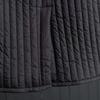 2025 Autumn/Winter Women's Striped Padded Half-Skirt: Elastic Waist, Solid Color A-Line Cotton Design.