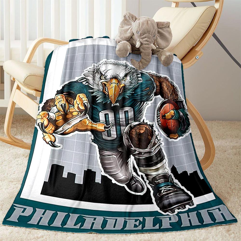 Eagle Sports Philadelphia Spirit Blankets are suitable for living rooms, bedrooms, camping, and other places, making them an ideal choice for gifts.