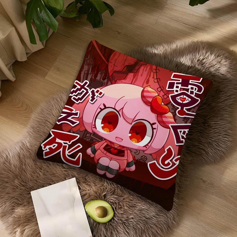 Cute P-Pepoyo Artist Producer Kawaii Music For Bedroom Car Coffee Shop Room Soft and Living Room Sofa Decorative Pillow Case
