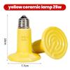 Lampe chauffante céramique pour animaux de compagnie Ampoule chauffante infrarouge lointain Lampe thermique pour couveuse d'animaux 220V 25W 50W 75W 100W 150W 200W Lampe pour volaille