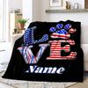 Personality Love Customize Your Name Outdoor Blanket Suitable For All Seasons Comfortable And Warm Soft Blanket Suitable For Travel Gifts For