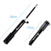 WEST BIKING 100PSI Mini Fahrradpumpe Aluminiumlegierung Tragbar Sturzsicher Fahrrad Ultraleicht Hand-Luftpumpe MTB Mountain Road Fahrradpumpe