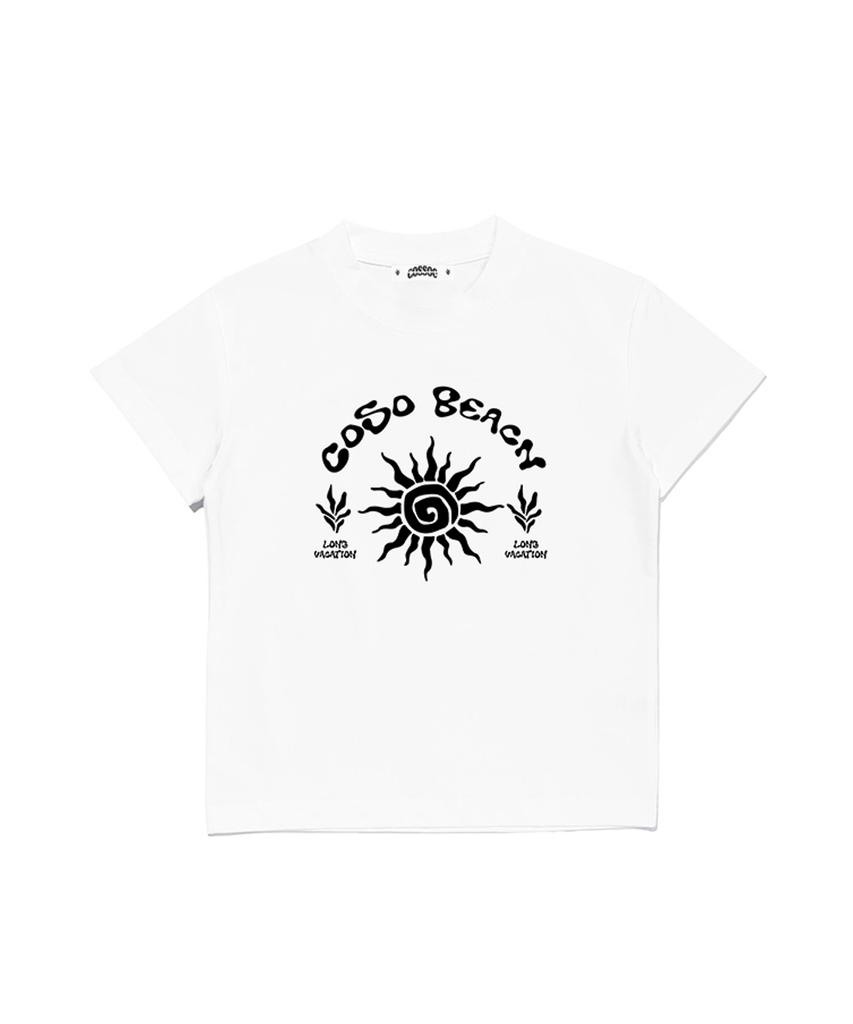 Koso Cc Women'S Artwork Crop T-Shirt (White)