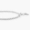 Double Face Daisy 1138 Antique Ring Point 1229 Silver Stone Bracelet Set (C2501-SE406_SV)