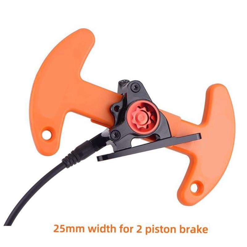 Bike Brake Service Tool, 2 Piece Plastic Service Aid for Disc Pad Change and Road or Mountain Bike Workshop Care