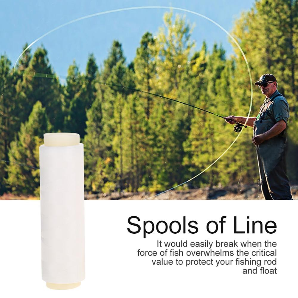 4PCS Durable High Tensile Fishing Line 0.15mm Nylon Elastic Fishing Line Bait Thread Hook Securing