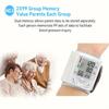 Monitor de Presión Arterial de Muñeca Automático con Pantalla LCD Grande - Brazalete Ajustable, Detección de Frecuencia de Pulso, Alerta de Latido Irregular