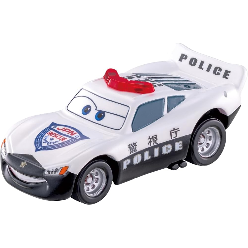 

Takara Tomy Disney Cars Tomica C-36 Lightning McQueen Police Type Miniature Toy Car for Ages 3 and Up