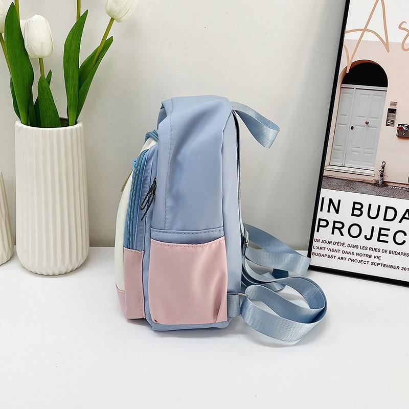 New fresh and fashionable backpack versatile fashion large capacity travel small backpack nylon casual primary school bag