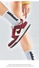 Putian AJ Dunk Weinrot Herren Low-Top Sneaker, Air Force 1 Lässige Damenschuhe Neuer Stil