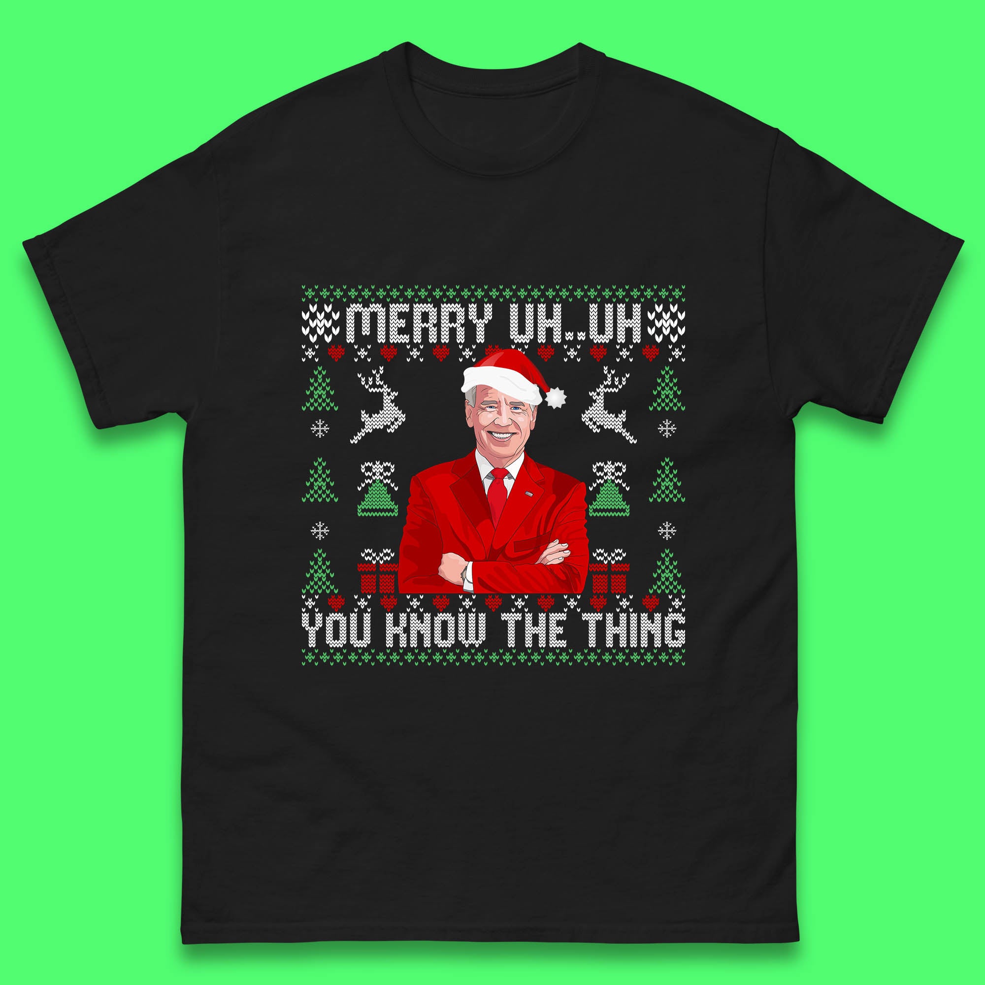 Christmas Joe Biden Mens T Shirt Womens Tops Tees S