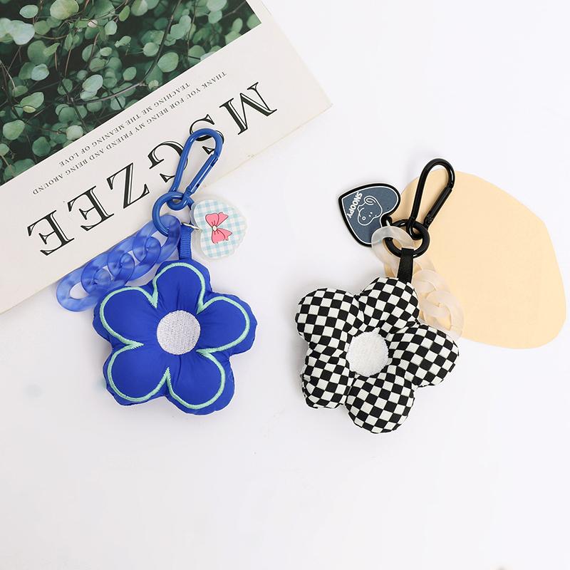 Sakura Stoff Blume Schlüsselanhänger Schmuck Lanyard Auto Tasche Schlüsselanhänger Anhänger Kind Geschenk