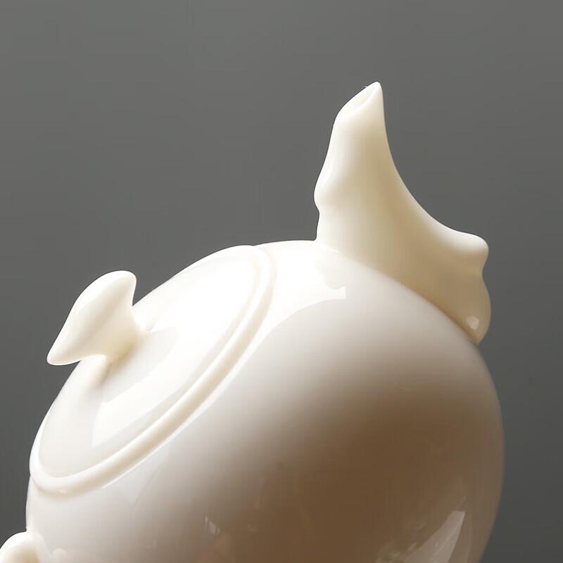 Sueshi Dehua Mutton-fat Jade White Ceramic Teapot