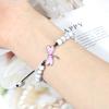 Light Pink Dragonfly Bracelets Dainty Alloys Adjustable Bangles Sweet Romantic Jewelry Gifts For Women Cute s Accessories