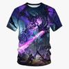Summer New Cool 3D Dragon Printed Fashion Men's Round Neck Short Sleeve T Shirt Funny Kids T shirt Size100-6XL Oversized