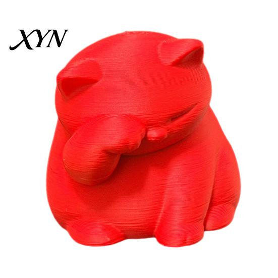Space-saving Desk Decor Cat Ornament, 3D Printed Decompression Decoration, Matte Texture Mood-lifting Figure Face Covering for Desktop Ornament
