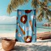 Ultra-Soft Beach Towel with Baseball Theme,Ideal for Pool - Camping, Diving - Perfect Travel Essential, Vibrant Beach Towel.