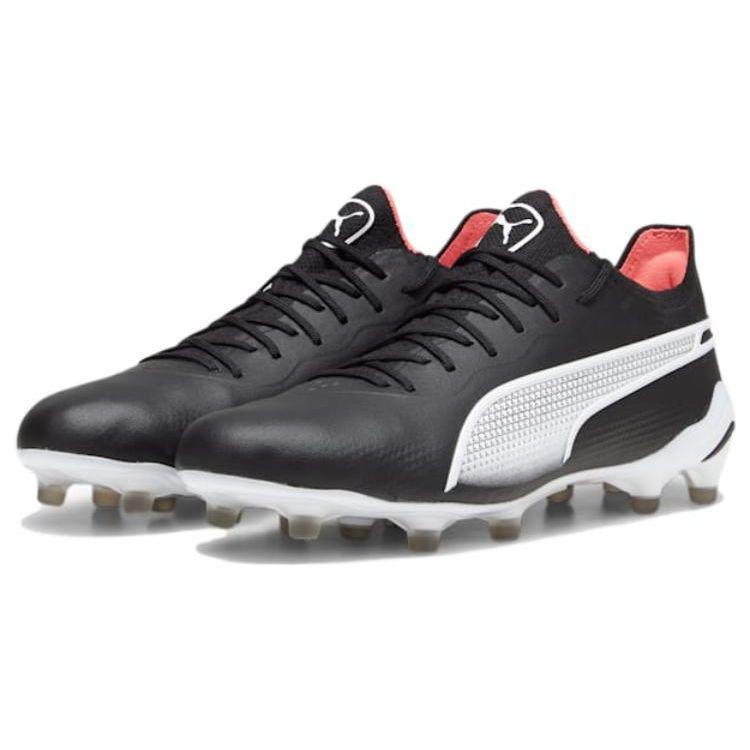 Puma King Ultimate FG AG Breakthrough Pack - Black Men Sneakers White Fire-Orchid 107563-01