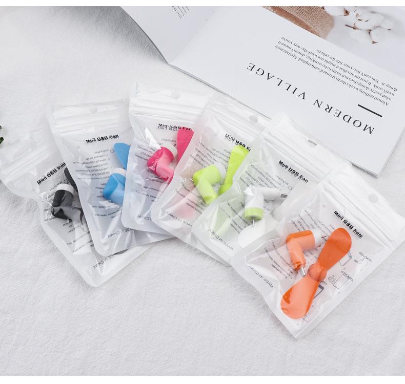 Creative Mini Handheld USB Fan for Android, Type-C, and Apple Devices