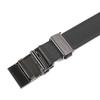 Daks Black Glossy Check Pattern Automatic Belt Bmg1acb1109k1