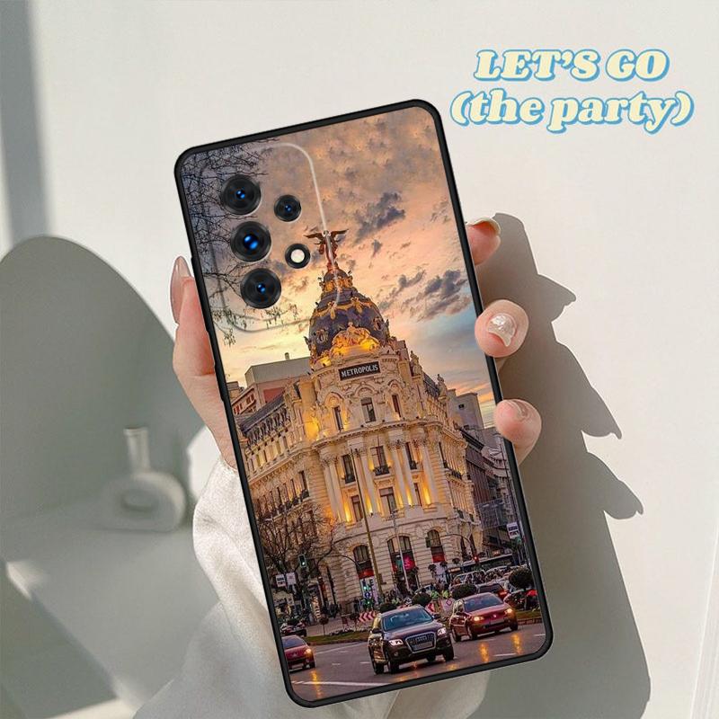 Madrid Capital Spain phone case For Samsung Galaxy A42 A31 A40 A51 A71 A32 A80 A91 A52 A72 A73 A20e A21S A50 A70 A11 A12 Cover