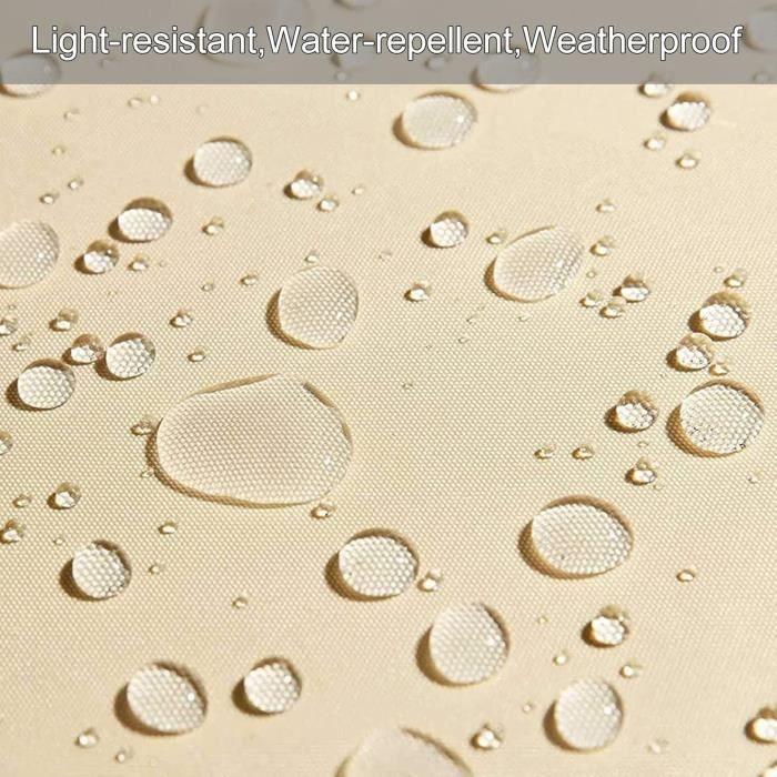 Shade Sail - OUJI - Rectangular 2x3m - Waterproof - UV Resistant - Beige