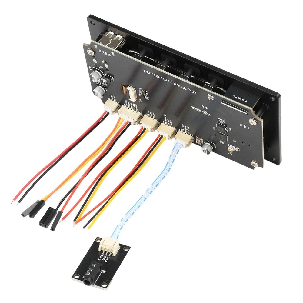 2.8-inch TFT Amplifier Bluetooth DC 4.5-5.0V 5W MP3 Decoder Board Car Audio USB TF FM Radio Module MP3 Player Color Screen