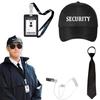 Halloween Secret Agent Costume With Earpiece Neck Tie And Black Glasses For Adult Children Role Play Halloween Dress Up