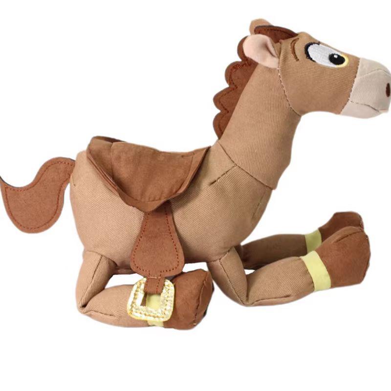 25CM Toy Story Ultimo Woody Sceriffo Toro Bass Bersaglio Peluche Adorabile Cavallo Cartone Animato Bambola Peluche Data di Nascita Regalo Progettato Per Bambini Giocattolo Peluche