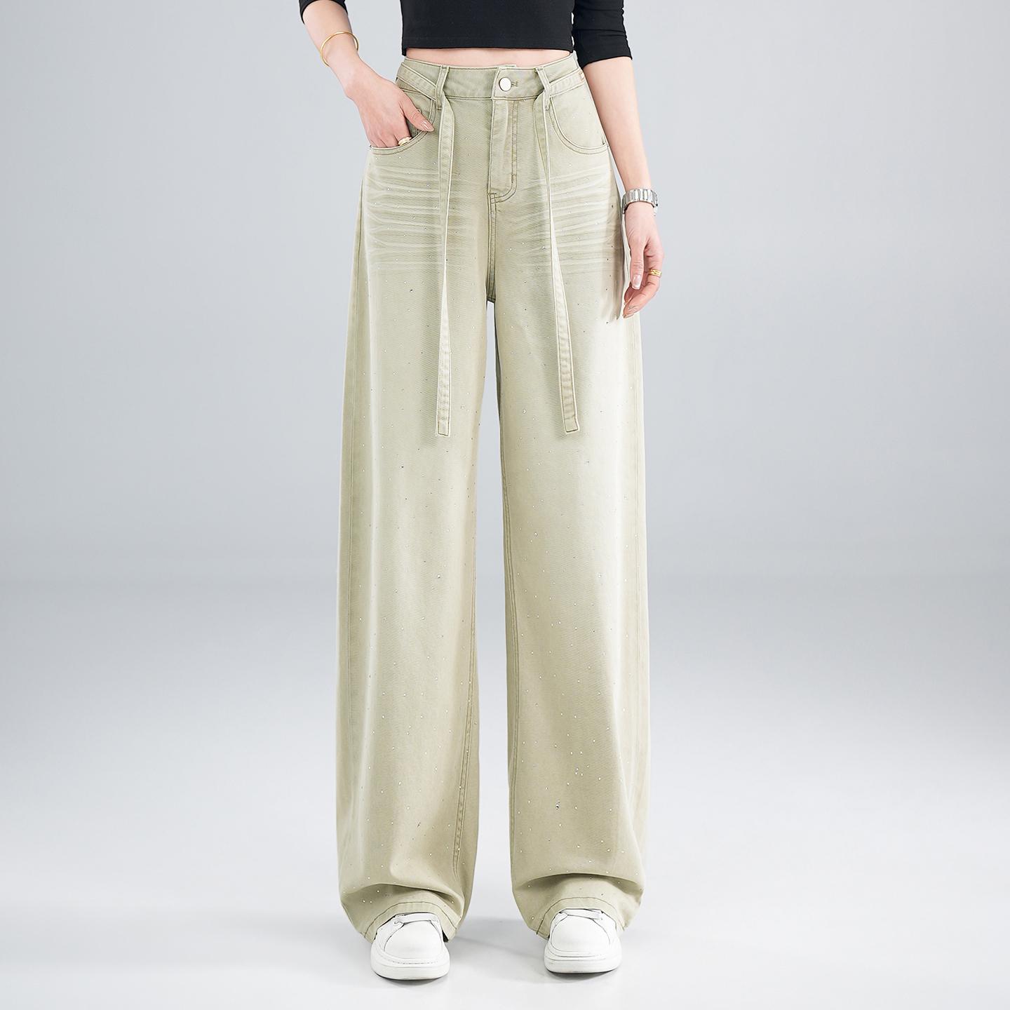 Women s Starry Sky High Waist Skinny Jeans with Scythe Design - Spring 2026 Collection L (105-115 lbs recommended)