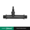 Venturi Irrigation Injector Heavy Duty Black Leakproof for Farm Irrigation Garden Vegetable Patch Watering
