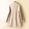 Women Wool Jacket 100% Wool Autumn Wool Coat Winter Warm Woolen Jackets Female Double Breasted